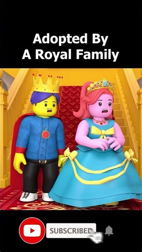 ADOPTED BY ROYAL FAMILY !!! | #roblox #animation