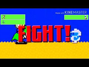 Bomberman vs. Dig Dug with healthbars