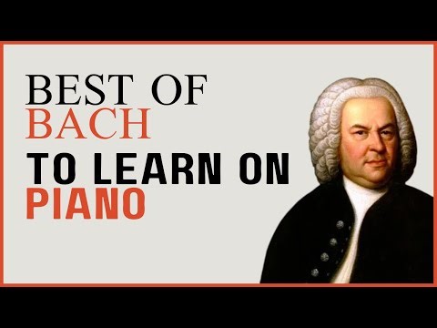 Best Bach's pieces to learn piano 🎹🎼 | for beginners and advanced