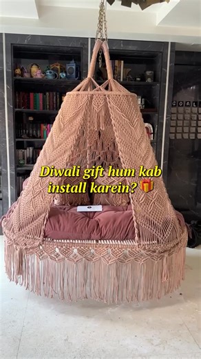 Swing Saga on Instagram: "Comment “Link” to get the link in your DM. Another dreamy Swing Saga installation 💫 From unboxing to hanging — every swing is custom-fit to your home. Handcrafted. Sturdy. Beautiful. Ready to transform your space into your favorite corner. Dm us @myswingsagaa Contact us at: +91-8287901427 Visit us at: www.swingsaga.com Delivery all across India or abroad (How to hang a swing, swing bed, bed swing, swing bed for adults and kids, diy, Kolkata, Chennai, andhra pradesh, jh