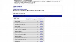 Resale Tickets on StubHub