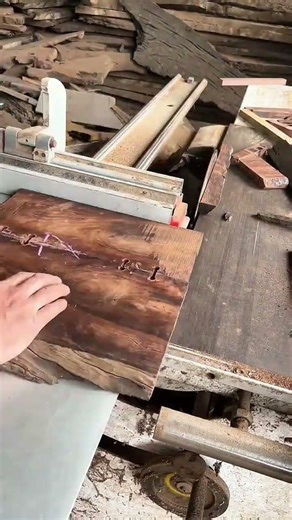 cutting wood precisely on a table saw to create smooth edges for a high quality furniture piece