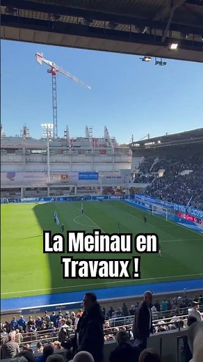 Le Stade de la Meinau en travaux #strasbourg #football