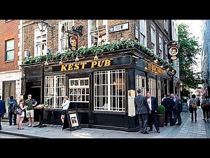Irish Bar Ambience - Crowded Pub with Irish Music - 4K - 1 hour - AD FREE - Tavern Soundscape