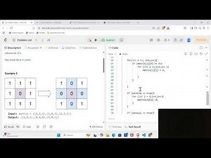 Leetcode Q13 (Set Matrix Zeroes)