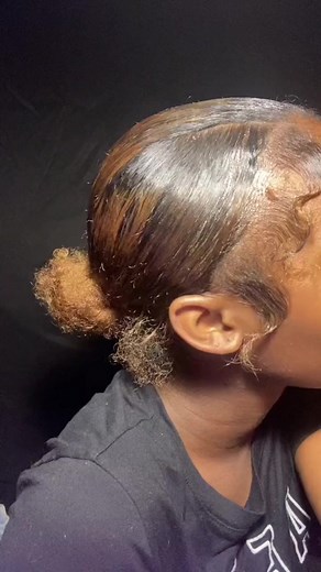 Slick Back Ponytail Hairstyles for Natural Short Hair