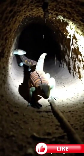 Bearded Dragon POV: Inside a Hidden Underground Nest (Micro Camera Footage)