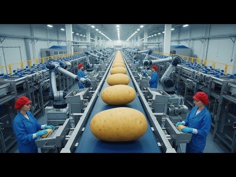 Inside a Modern Potato Chip Factory | How Chips Are Made from Farm to Bag (Full Process)