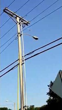 High voltage power line fuse blowing up