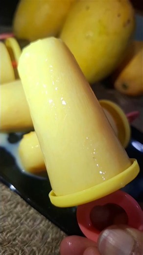 🥭🍦 Creamy Mango Milk Popsicle | Easy Homemade Summer Treat ✨