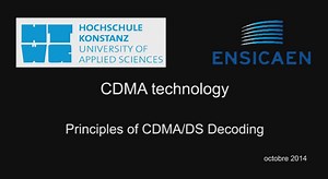 05 - Principles of CDMA/DS Decoding (CDMA Technology) | Canal U
