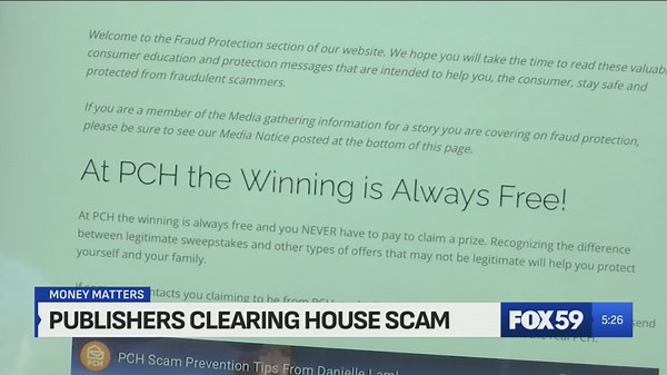 Money Matters: Publishers Clearing House scam still claiming victims