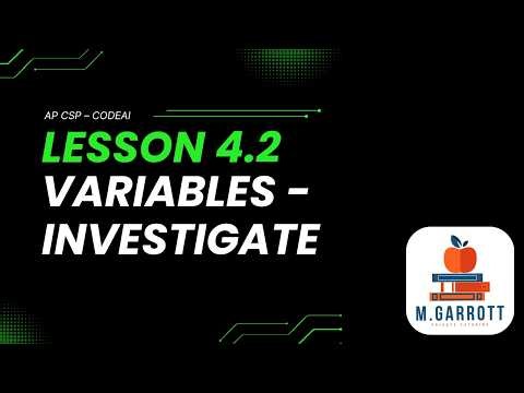 Unit 4 Lesson 2 – CodeAI CS Principles