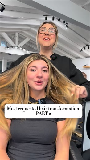 PART TWO IS HERE — and the transformation is EVERYTHING. 💥 The most requested hair transformation? Delivered. To create this dimensional brunette masterpiece, I started by lifting with @oligopro Black Light Lightener, then glazed her base using 7N 7G in L’Oréal Gloss for that rich depth. Around her money piece, I used larger weaves to keep things bold and bright where it matters most. The remaining blonde pieces? Toned to perfection with Coloric Gloss 9NN 9V — and the finish was STUNNING. But t