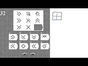 IQ TEST matrix 32 SOLVED AND EXPLAINED