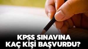 KPSS 2020 kaç kişi girdi? Bu yıl KPSS sınavına kaç başvuru yapıldı?