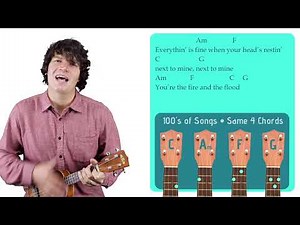 Fire and the Flood - Vance Joy | Easy Ukulele Tutorial & Cover (156)