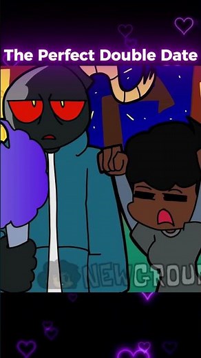 The Perfect Double Date [FNF Animation] #fnf #fnfmod #fridaynightfunkin #shorts