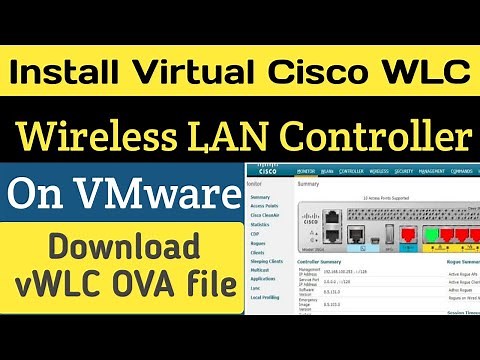 Install and Setup CISCO Virtual WLC On VMWare - WLC Tutorial Part-01