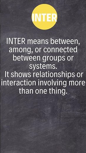 Learn English Fast | Day 14: Prefix INTER = BETWEEN | ESL Class for YOU!