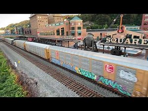 Rail-fanning CSX At Station Square In Downtown Pittsburgh Pennsylvania!
