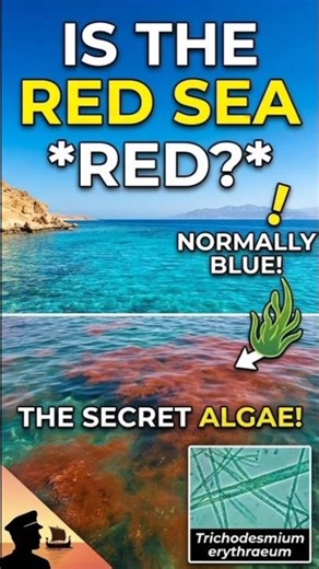 Why Is the Red Sea Called “Red”? 🤔 The Surprising Truth! | Geography Fact