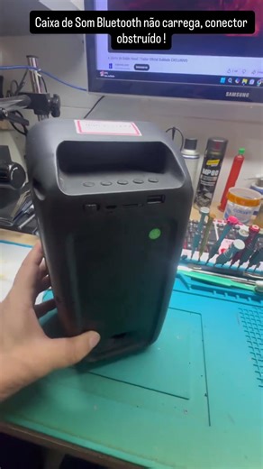Troca do Conector da caixa de Som Bluetooth