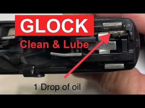 How to Disassemble (field strip), Clean & Lubricate a Glock 17, 19, 22 or Most Glocks #glock