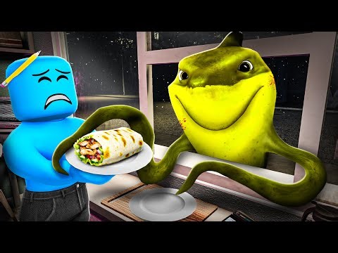 DON'T SERVE HIM FOOD (Roblox Scary Shawarma Kiosk)