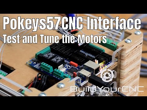 4. Pokeys57CNC Testing all of the Stepper Motors and Motor Tuning Explained