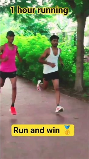 1 hour running 🏃run and win 🥇🏆 running lover athletes