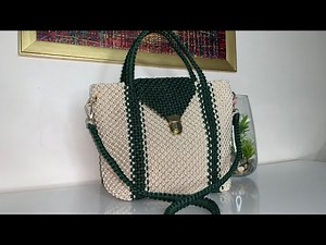 Tutoriel étape par étape pour réaliser un grand sac en macramé ( vidéo complète)