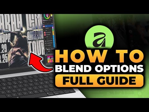 How To Blend Options in Affinity (FAST & EASY) | 100% WORKS | NO Yapping! | Affinity Blend Options