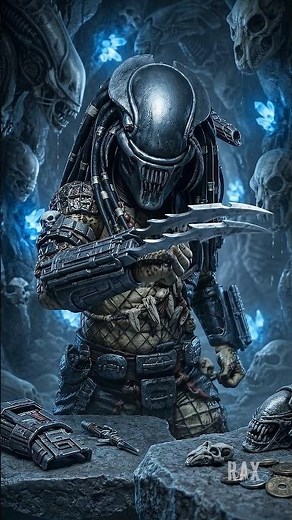 The Alien Hunter Predator ASMR #alienvspredator #predatorbadlands