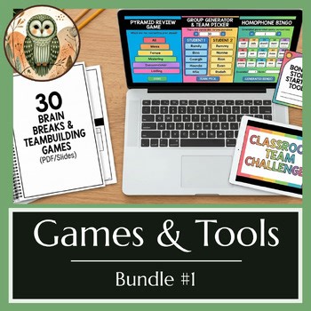 Interactive Classroom Tools   30 Games Bundle