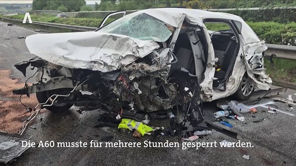 Falschfahrer auf der A60 bei Wittlich - Frau stirbt bei Frontalzusammenstoß