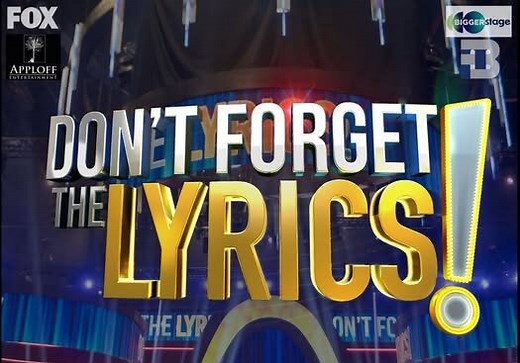 Apply To Be on Don't Forget The Lyrics Game Show in 2025