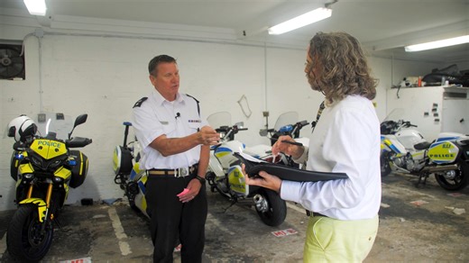 The growing number of traffic collisions could be having a diminishing impact on Police enforcement. This is because the manpower needed to attend and investigate a crash means there are fewer officers watching the roads. The head of the Roads Policing Unit gives this as a reason why new stats that indicate a reduction in speeding tickets may not be reflective of actual driving behaviour. Acting Superintendent Robert Cardwell spoke to our Gary Foster Skelton about the latest Operation Vega stati