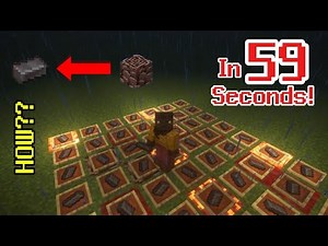 How to Make Netherite Ingot in Minecraft (59s)
