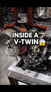 Inside a V-Twin Engine 🔥 #shorts