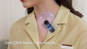 BOYA BY-V4 Wireless Microphones for Cameras DSLR Camcorder with Charging case, 12H Battery Life, 650ft Range, 4-Channel Omnidirectional Noise Canceling Lavalier Mic for Live Streaming Vlog