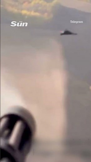 Ukrainian gunner downs Russian Shahed drone from helicopter with minigun #ukrainewar