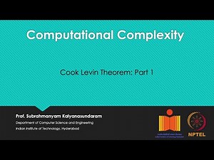 mod02lec07 - Cook Levin Theorem: Part 1