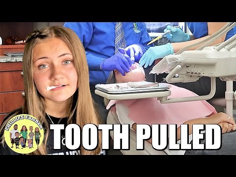 TEEN GETS TOOTH PULLED OUT AT DENTIST VISIT | PAINFUL TOOTH EXTRACTION | PHILLIPS FamBam Vlogs