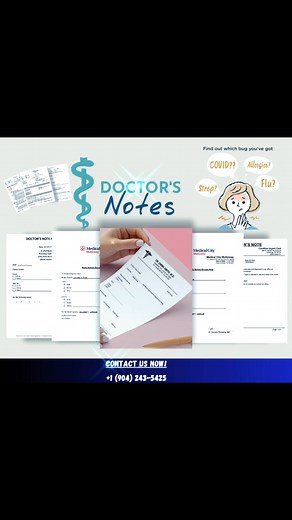 Verify your health with our authentic doctor's notes, available for:...