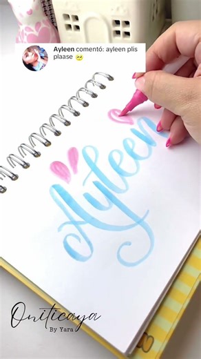 Haciendo Lettering y caligrafía script con Brush pen