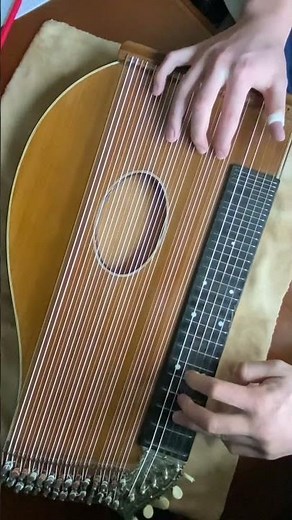 Improved C major scale on the German Concert Zither