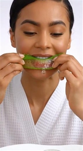 ASMR Juicy Aloe Vera Eating Sounds 🪴 | Ultra Satisfying Wet Crunch | No Talking