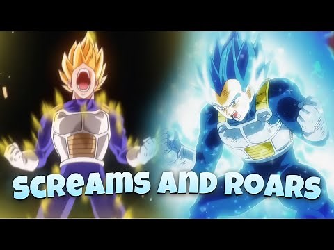All of Vegeta's screams and roars in Dragon Ball Super in 4K