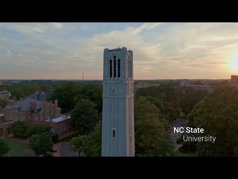 NC State University Main Campus 2023 4K Aerial Video